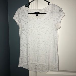 white dressy tee